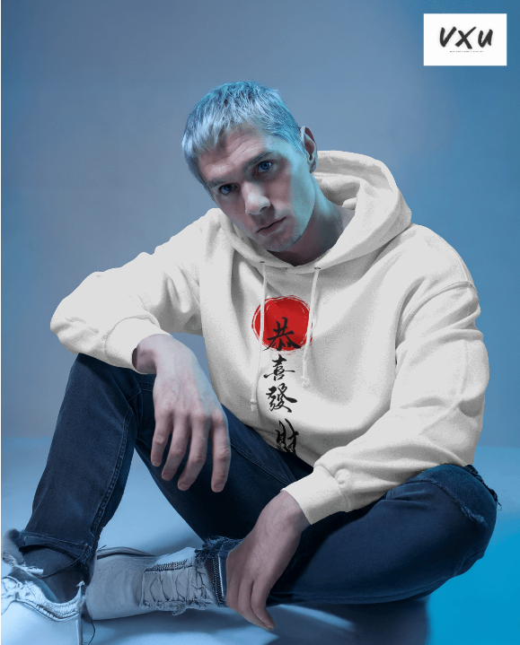 JAPANESH WHITE HOODIE