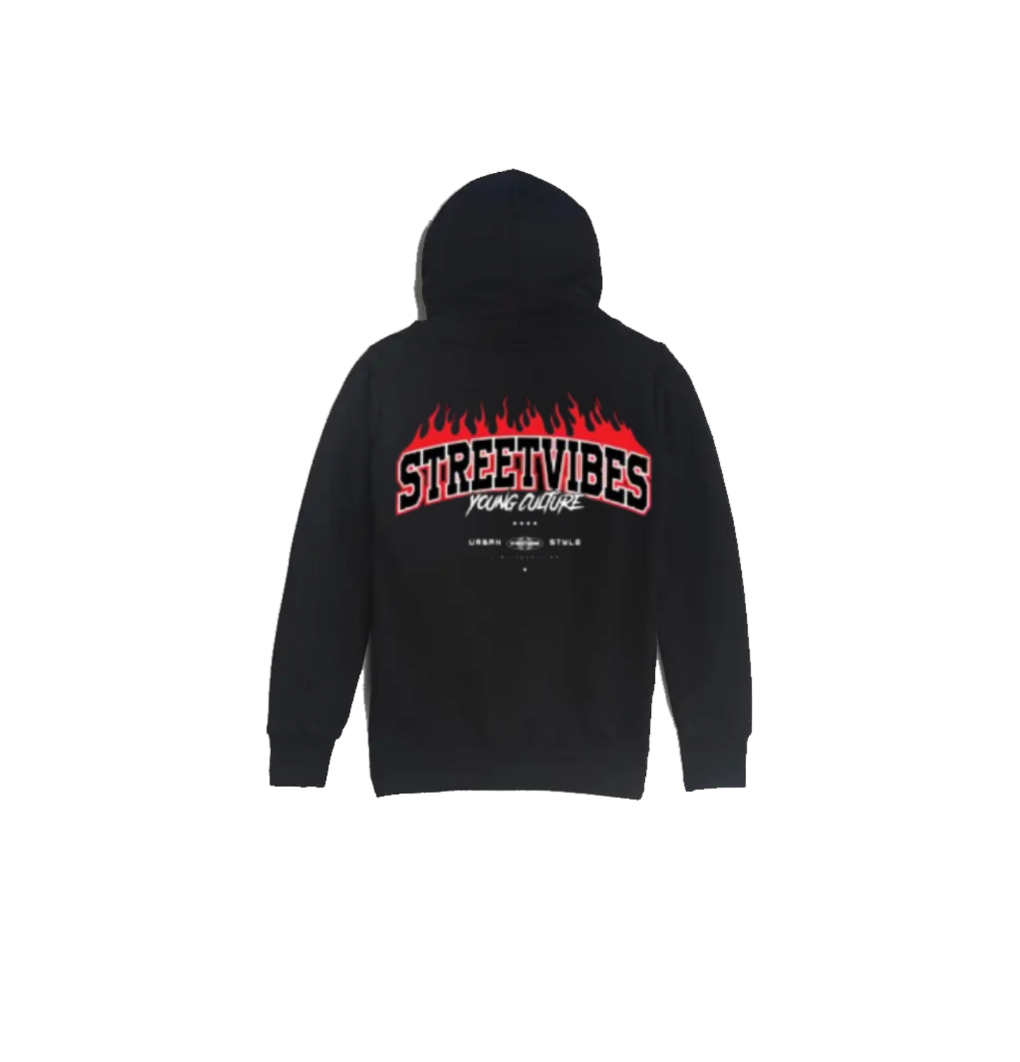 Street vibe black hoodie