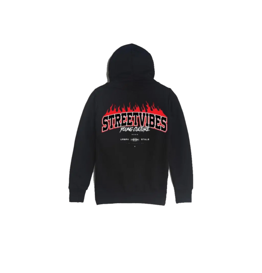 Street vibe black hoodie