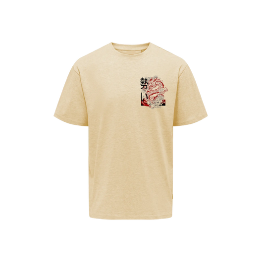 Drogen Beige  normal t-shirts